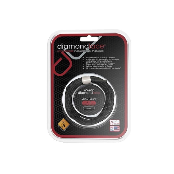 Diamond Performance Diamondlace 63-In. Black Fire Resistant DL063BLK.DIA - main