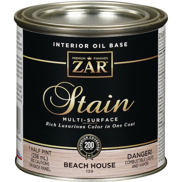 Zar Oil-Based Wood Stain Beach House 1/2 Pt. 831452 - main