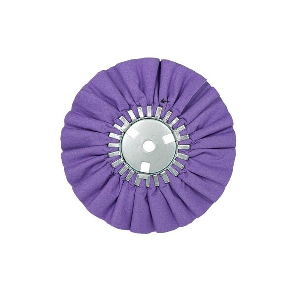 Renegade Products Usa Airway Buffing Wheels, 9 Inch, Purple, 5/8" Center Plate FAW9X3X5/8N2-16PPUR - main