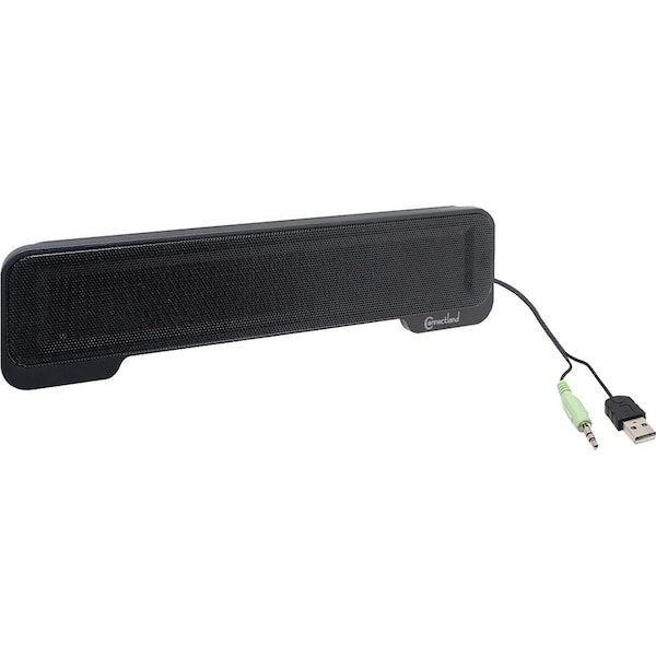 Syba Connectland CL-SPK20138 2.0 Portable Speaker System - 5 W RMS - Black - 150 Hz to 20 kHz CL-SPK20138 - main