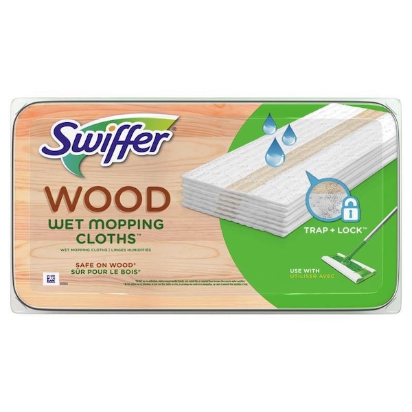 Swiffer Sweeper 5.4 in. Wet Microfiber Mop Refill Pad, 20PK 80374071 - main