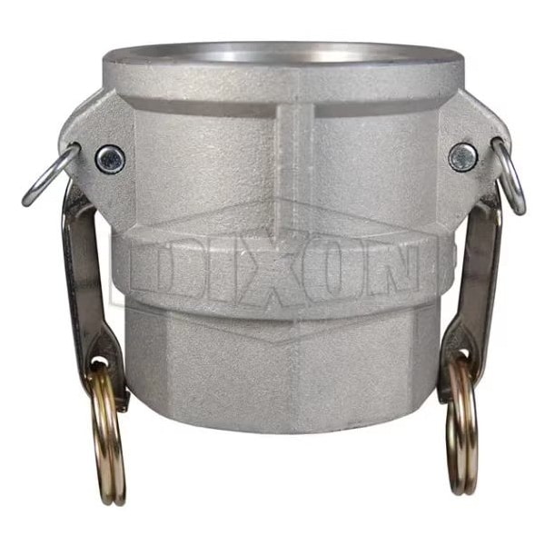 Dixon Global Type D Cam and Groove Coupler, 1-1/2 in Nominal, Female Coupler x FNPT End Style, Aluminum G150-D-ALSI - main