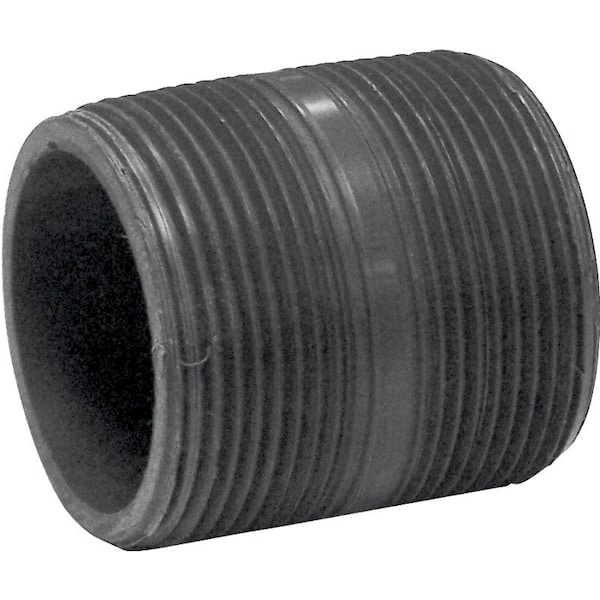 Genova Lasco 215020Bc Pipe Nipple, 1-1/2 In, Pvc, Sch 80 Schedule, 2 In L 387020D - main