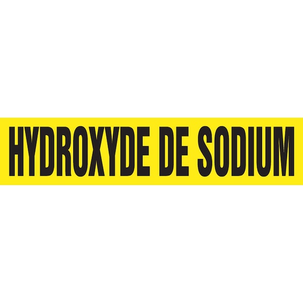Accuform FRENCH PIPE MARKER HYDROXYDE DE CRPK645STC - main
