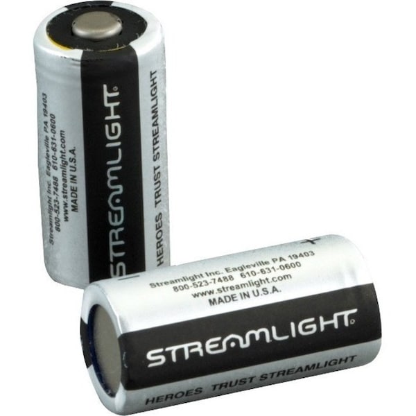 Streamlight Battery, 123, Lithium, 3V, PK12 85177 - main