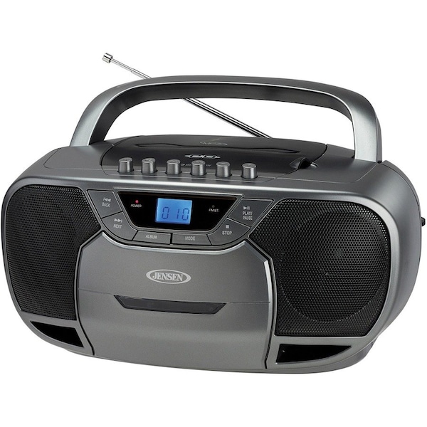 Jensen CD-590-GR Radio/CD Player/Cassette Recorder Boombox CD-590-GR - main