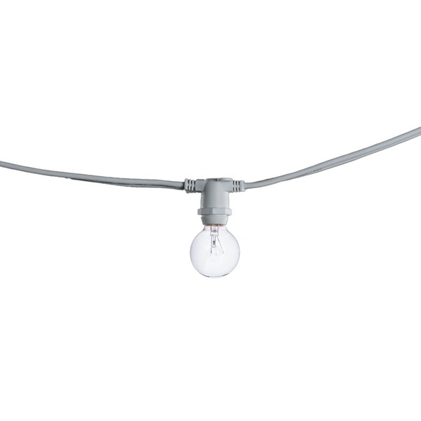 Bulbrite Outdoor/Indoor 25 ft. Plug-In G12 Bulb String Light with 10 Sockets-Bulbs included 810133 - main
