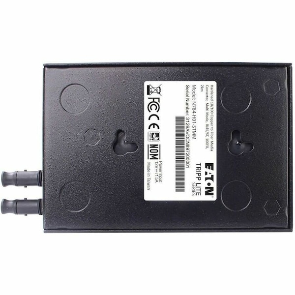Tripp Lite FIBER MEDIA CONVERTER RJ45/ST N784-H01-STMM - main