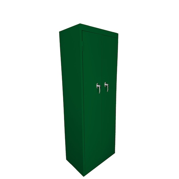 Steel Cabinets Usa Utility Storage Cabinet, 66 in H, 24 in W, 15 in D, Leaf Green, 4 Shelves FS-246-L GRN - main