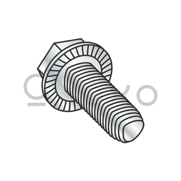 Oxoxo 10-32X3/4 Unslot Ind Hex Wash Serrated Taptite Alternative Screw Full Thread Zinc Bake Wax, 4000PK 481576 - main