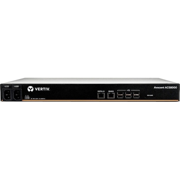 Vertiv Avocent ACS 8000 16-port Serial Console Server, Dual AC Power ACS8016DAC-400 - main