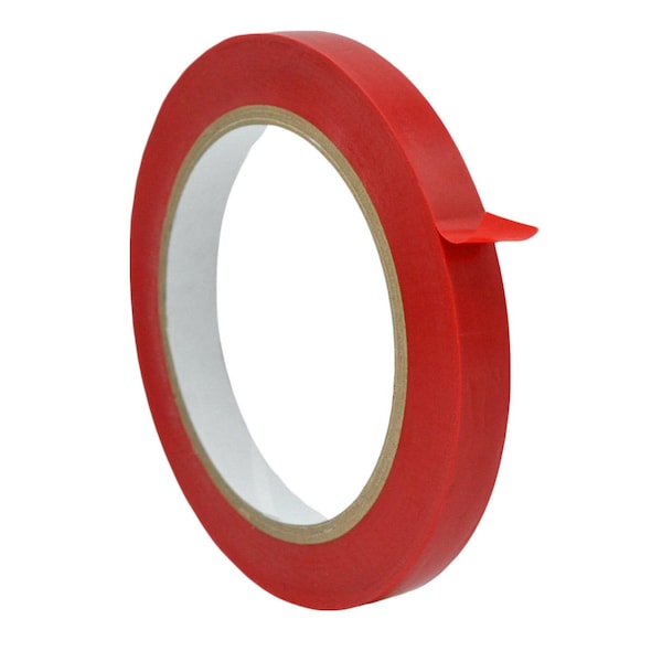 Wod Tape PVC, Red, 1/2 inch (12mm) W., 5 mil Thickness, 96 PK WOD VTC605-00500-96-60-RED - main
