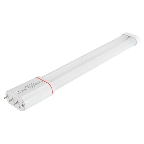 Keystone 10W LED PLL Tube, 2G11 Base, Glass Coated Construction, 120-277V Input, 12.5" Long, 4000K KT-LED10PLL-12GC-840-D - main