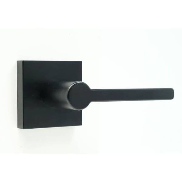 Weslock Brady Lever Passage Lock with Adjustable Latch and Full Lip Strike Matte Black Finish 007009292FR20 - main