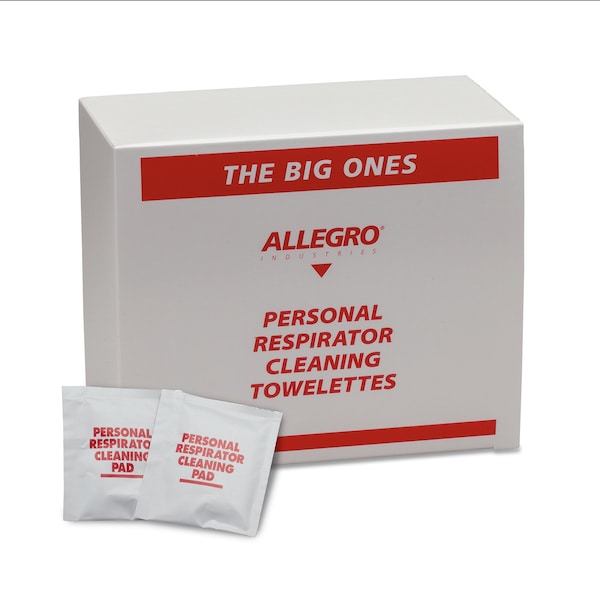 Allegro Industries Respirator Cleaning Pads - The Big Ones, Alcohol 1001-05 - main