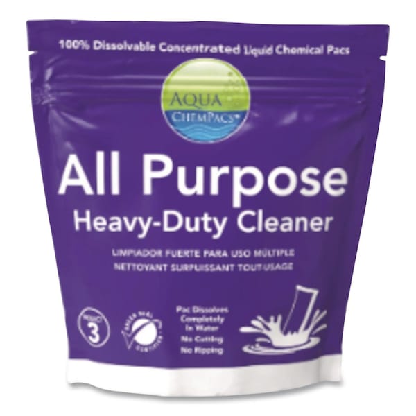 Diversey All Purpose Heavy-Duty Cleaner, Lavender Scent, 20 ChemPacs, 12PK 9320955 - main