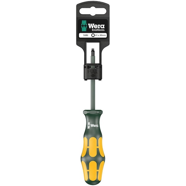 Wera 168 i SB VDE Insulated screwdriver for square socket head screws, # 1 x 80 mm 5100024001 - main