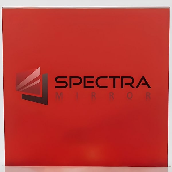 Spectra Mirror 24''X24'', 1/8'' Thick, Light Red Acrylic Color Mirror. Sizes Cut Nominal +/-1/8'' 3M1310F2424 - main