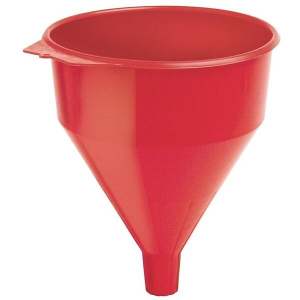 Lubrimatic Funnel, 6 qt Capacity, Plastic, Red, 11 in H 75-072 - main