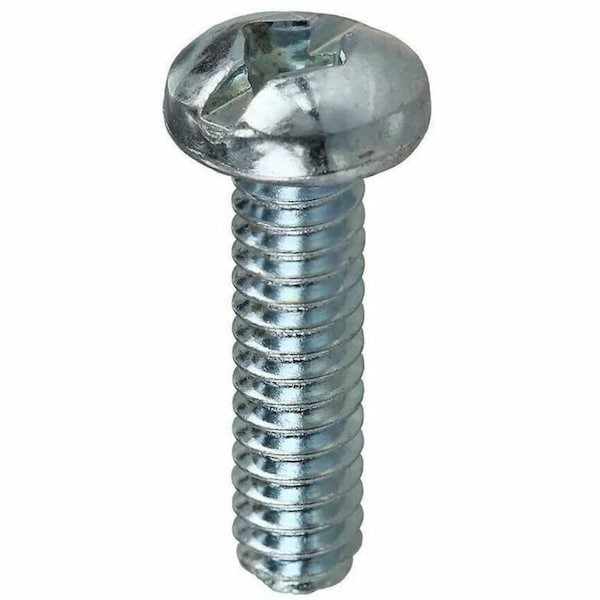 Dottie #6-32 x 1-1/2 in Combination Slotted/Square Round Machine Screw, Zinc Plated Carbon Steel, 100 PK RMDS632112 - main