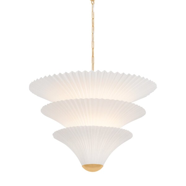 Corbett Lighting Belluno 2 Light Chandelier in Vintage Gold Leaf Finish 533-28-VGL - main