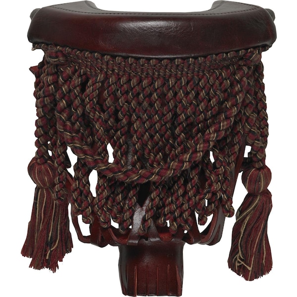 Billiards Accessories Burgundy Fringe Leather Pockets , 6PK TPPK10 - main