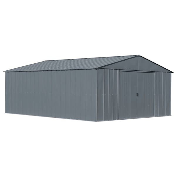 Arrow Classic 14 x 17 x 7 ft Charcoal Steel Storage Shed CLG1417CC - main