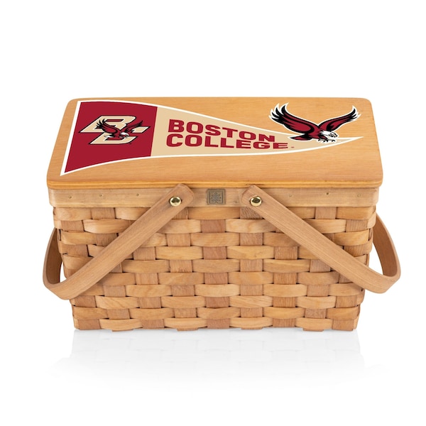 Picnic Time Family Of Brands NCAA Boston College Eagles Poppy Personal Picnic Basket 124-00-299-054-0 - main