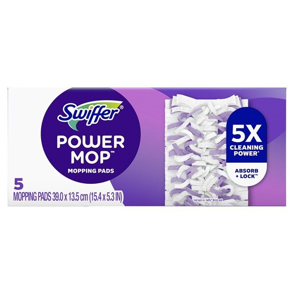 Procter & Gamble Swiffer PWR Mop Pad, 5PK 80723036 - main
