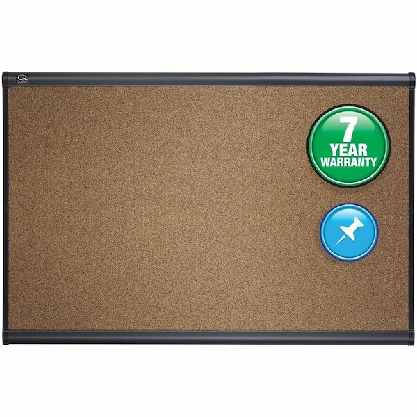 Quartet Cork Bulletin Board 48"H x 72"W B247LC - main