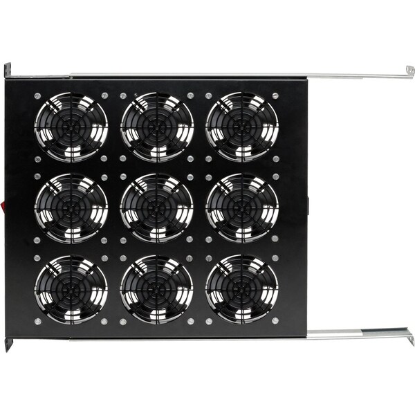 Eaton Tripp Lite Series Fan Tray for 19 in. Racks - 1U, 9 120V High-Performance Fans, 864 CFM, C14 Inlet SRFANTRAY9 - main