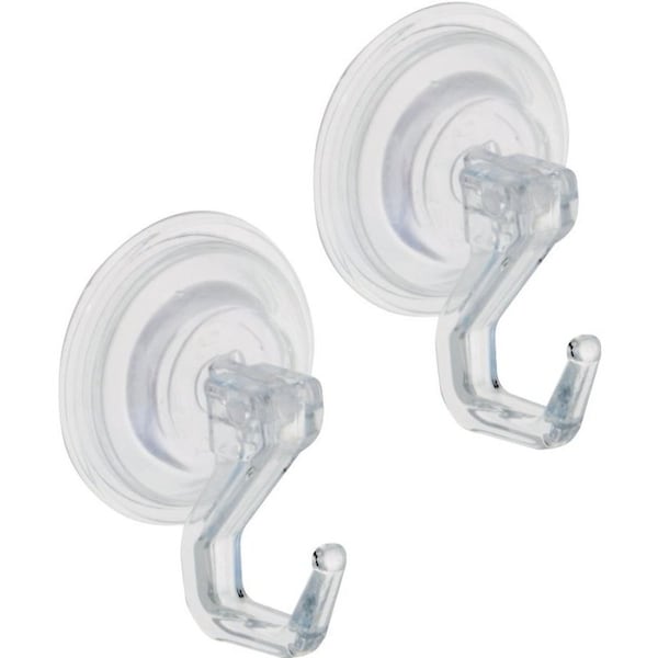 Idesign Suction Hook, Plastic Hook, Clear Base 16600 - main