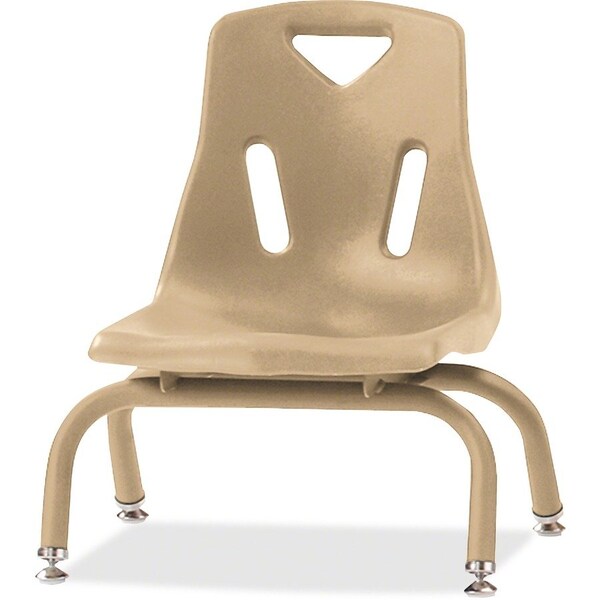 Jonti-Craft Berries Stacking Chair with Powder-Coated Legs, 8 in. Ht, Camel 8118JC1251 - main