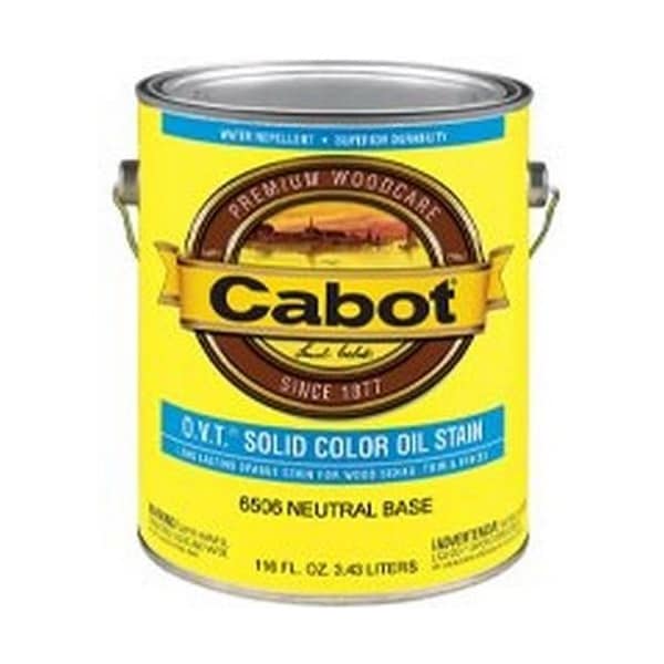 Cabot O.V.T. Solid Color Oil Exterior Stain, Neural Base, 1 Gal. 140.0006506.007 - main