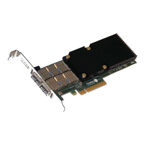 Chelsio Communications 2-Port 10/40Gbe Low Profile Uwire Adapter w/ Pci-E X8 Gen 3, 32K T580-LP-CR - main