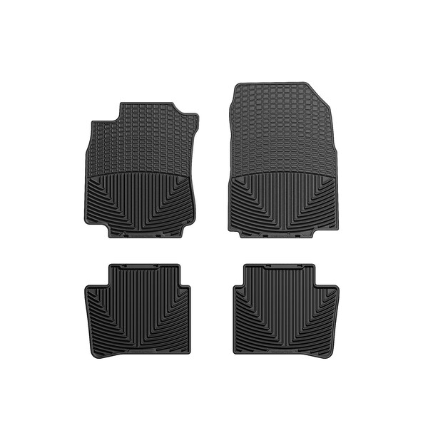 Weathertech Black, Front and Rear All Weather Floor Mats WTHB214215 - main