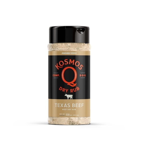 Kosmos Q Texas Rub, Beef, 13.8 oz Shaker Can KOS-TXBF-16OZ - main