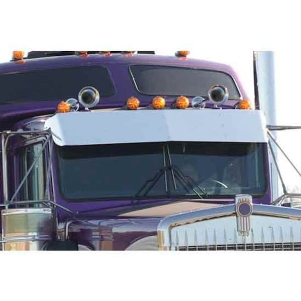 Ilc Repl. For Kenworth T800 Year 2005 Fits Above Models W Flat Windshields Only 15In Stainless Ste WZ-EQF9-E - main