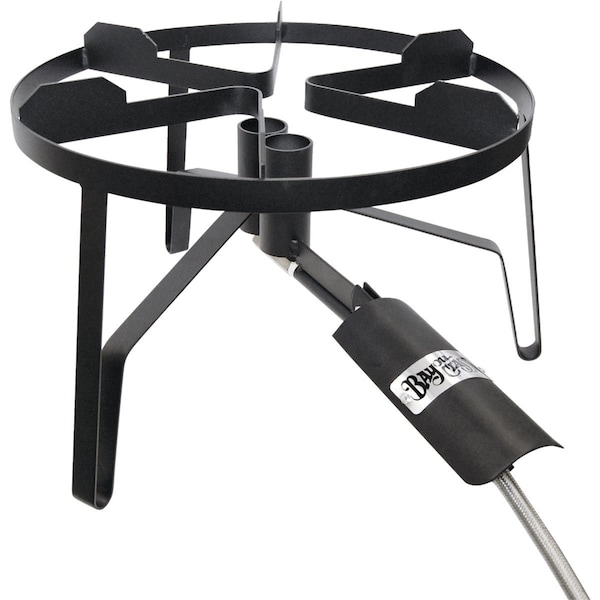 Bayou Classic 120000 BTU Propane Gas Double Jet Steel Outdoor Cooker with Preset Regulator SP2 - main