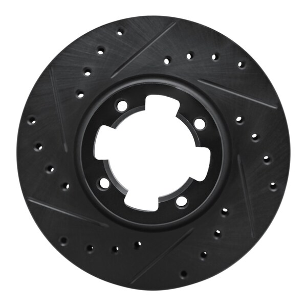 Dynamic Friction Co DFC Brake Rotor - Drilled and Slotted - Black 633-13031L - main