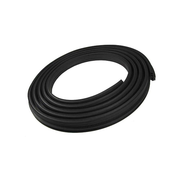K&M Mfg Cab Door or Window Seal for John Deere Equipment, 198-In. Long, Black Rubber 3087 - main