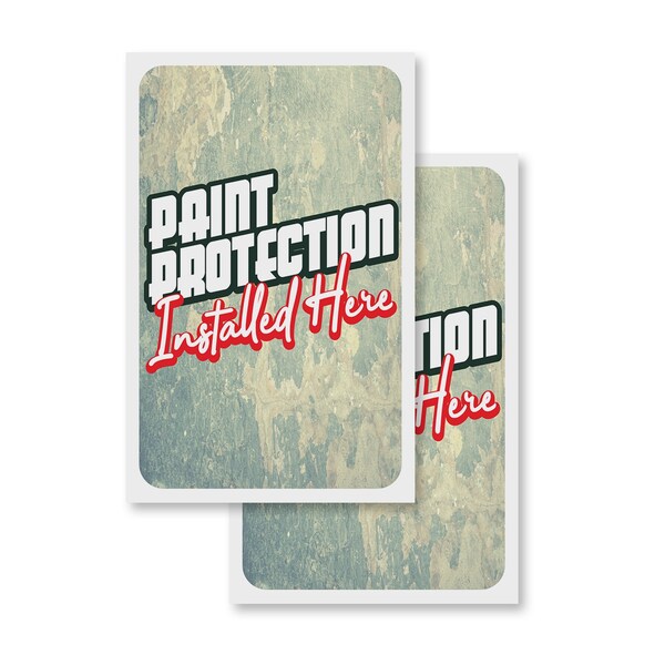 Signmission Paint Protection, Vinyl Decals Only 24 Inch x 36 Inch, Vinyl Decal, 2PK DSB-2436-2PACK-30411 - main