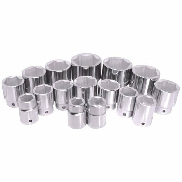 K-Tool International 3/4" Drive, 1-1/16" SAE Socket, 6 Points, Stndrd 6Pt, Chrome 3/4"Dr, 1-1/16 KTI-24134 - main