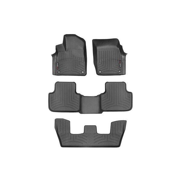 Weathertech Black, Front, rear, and rear Floorliners 44887-1-5-3 - main
