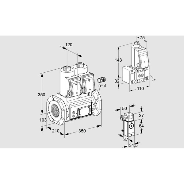 Honeywell Kromschroder VCS8100F05NNWR3E/P3Z-/3-P4 KS88207234 - main