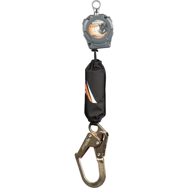 Malta Dynamics Wild Boar 6 ft Single Self Retracting Lifeline-SRL with Rebar Hook, OSHA and ANSI Compliant C4103 - main