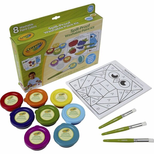 Crayola Spill-Proof Washable Paint Kit 81-1518 - main