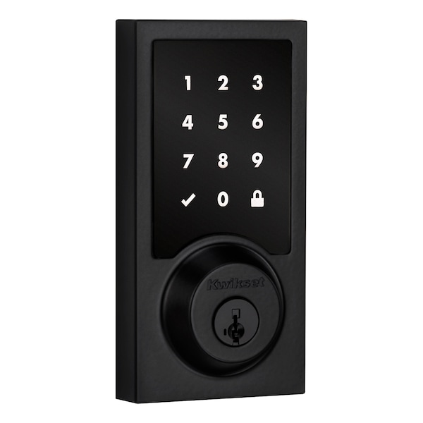 Kwikset Touchscreen Deadbolts Matte Black 918CNTZW700-514S - main