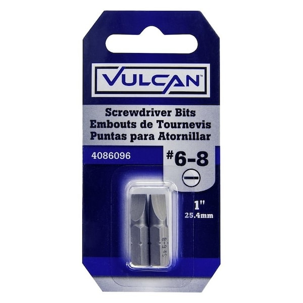 Vulcan Screwdriver Bit, Hex Shank, S2 Chrome Molybdenum Steel 306272OR - main