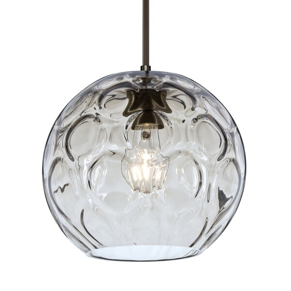Besa Lighting Bombay Cord Pendant, Clear, Bronze Finish, 1x60W Incandescent 1JT-BOMYCL-BR - main